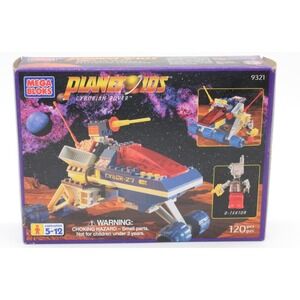 1997 Mega Bloks Blocks 9321 Planetoids Cyborian Rover SEALED 120 pcs NOS